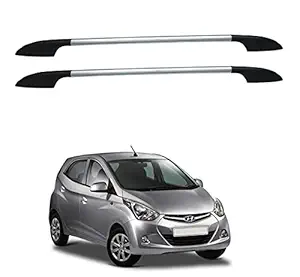 SHOPONE CAR ROOF RAIL FOR HYUNDAI EON SILVER