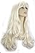 ELEGANT HAIR 22" Ladies Beautiful Full WIG Long Hair Piece WAVY Platinum Blonde #16/60 275g