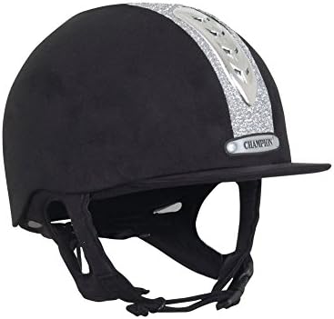 Champion Junior X-Air Dazzle Plus Riding Hat 57cm black/silver