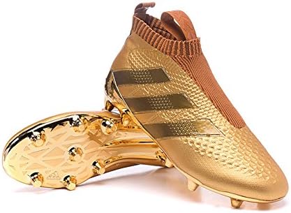 WhoryHert Shoes Mens Ace16+ Purecontrol FGAG Gold Football Soccer Boots Size EUR45