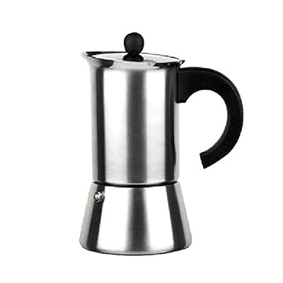 Ibili 611312 Cafetière Express Indubasic 12 Tasses Inox 18/10