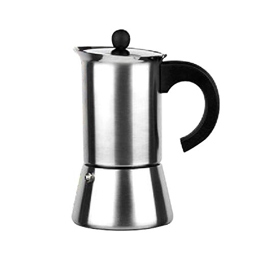 Ibili Indubasic Espressokocher aus rostfreiem Stahl für 4 Tassen, auch für Induktion geeignet Ibili Indubasic Espressokocher aus rostfreiem Stahl für 4 Tassen, auch für Induktion geeignet Bilder
