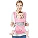 Produktbild ACEDA Babytrage, Ergonomische Baby- Und Kindertrage Mit Justierbaren Gurten Und Schlafkapuze, 4 Tragepositionen,Pink