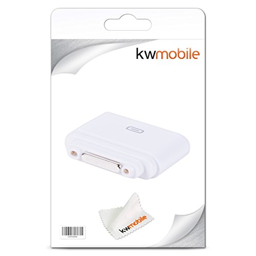 kwmobile Magnetischer USB 2.0 Adapter zur Verbindung des Sony Xperia Tablet Z2 / Xperia Z1 / Z1 Compact / Z2 / Z3 mit dem Magnetladeanschluss in Weiß - 6
