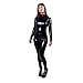 Produktbild Rubberfashion Lack Catsuit, glänzender PVC Overall mit Langen Armen und 3 Wege Schrittreißverschluss für Frauen und Herren Menge: 1 Stück schwarz XXL