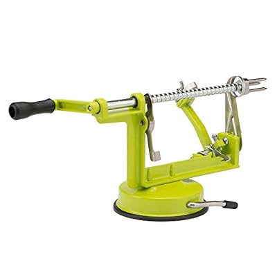 Levivo SET110911G Pèle-pomme, Aluminium, Vert, 55,5 x 37,5 x 24,5 cm