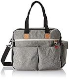 Incluye cambiador y neceser Skip Hop Weekender Grey Melange - Bolso pañales