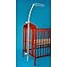 Luxury Baby Canopy/Mosquito Net 480 cm for Cot Bed + Holder/Rod (BROWN CHECK)