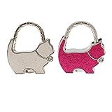 Gancho plegable para colgar bolsos de mujeres, ideal para restaurantes, cafeterías, bares, oficinas, etc.