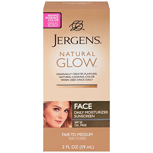 Jergens Natural Glow Healthy Complexion Daily Facial Moisturizer For Fair to Medium Spf 55g