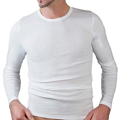 HERMKO 3640 Lot de 2 Chemises Hommes, Longues Manches, Couleur:Blanc, Taille:4 (L)