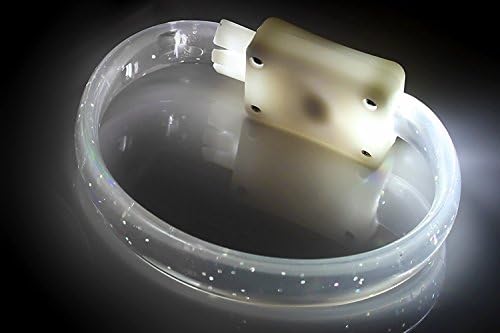 LED Arm Band Party Bracelet Shaped Glitter© Ucult White white Size:20 cm bis 23 cm lang