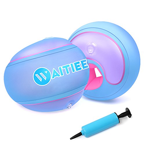 Waitiee Schwimmflügel, Floating Schwimmhilfe,Schwimmscheiben,Kinder Schwimmhilfe Armbinden Schwimmer Discs Schaum Schwimmen Armbands (XL, Purple)