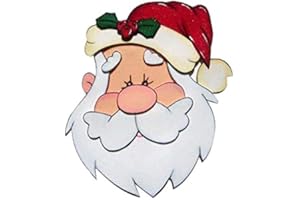 Yuntrip Fustelle natalizie in metallo, motivo Babbo Natale, per scrapbooking, goffratura, biglietti di carta, album di ritagli, decorazioni per biglietti