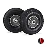 Details: Schwarzes Gummirad Maße D x B: ca. 260 x 85 mm - Achse D: ca. 20 mm - Nabe Länge: ca. 75 mm