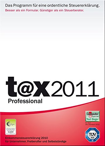 Preisvergleich Produktbild t@x 2011 Professional (für Steuerjahr 2010)