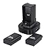 Produktbild Mondpalast ® Dual Charger Ladestation Dock und 2 Batterien für Microsoft XBOX 360