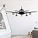 Produktbild Jasonding Spaß Flugzeug Wohnkultur Vinyl Wandaufkleber Dekor Wohnzimmer Kinderzimmer Schlafzimmer Dekoration Abnehmbare Wanddekoration Wandbilder 43 * 133 Cm