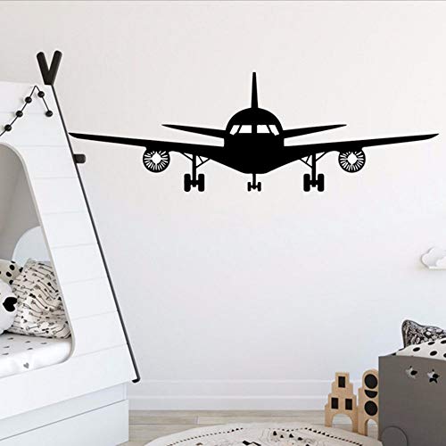 Preisvergleich Produktbild Jasonding Spaß Flugzeug Wohnkultur Vinyl Wandaufkleber Dekor Wohnzimmer Kinderzimmer Schlafzimmer Dekoration Abnehmbare Wanddekoration Wandbilder 43 * 133 Cm