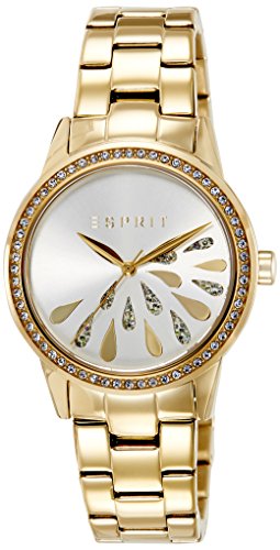 Esprit Damen-Armbanduhr ES-AVERY GOLD Analog Quarz Edelstahl ES107312007 Esprit Damen-Armbanduhr ES-AVERY GOLD Analog Quarz Edelstahl ES107312007