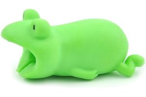 UCABLES 2 Unidades Protector de Cable - para Cables Lightning iPhone y Macbook, Tipo C, Micro USB, Ethernet, Cargador, Auriculares, Ratón, Teclado - Hecho en Silicona - Universal - Rana