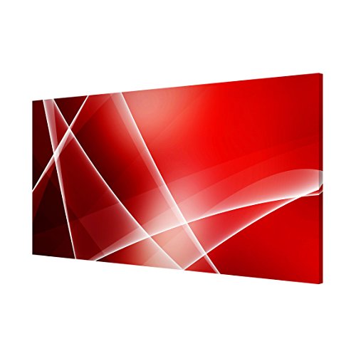Magnettafel Red Heat Memoboard Design Quer Metall Magnet Pinnwand Motiv Wand Stahl Küche Büro, Größe HxB: 37cm x 78cm - 3