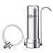 Produktbild Aegilmc Leiftwasserfilter Edelstahl-Countertop-Faucet, Filtrationssystem Reduziert Lead & Chlorine Küche Trinkwasser