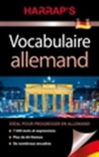 Harrap's vocabulaire Allemand Harrap's vocabulaire Allemand