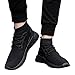 Produktbild Hohe Hilfe Laufschuhe Herren,ABSOAR Männer Weben Sportschuhe Socken Schuhe Weiche Sohle Turnschuhe 2018 Sommer Neue Sneaker Mode Rund Zeh Flach Freizeitschuhe (EU:43/CN:44, Schwarz)