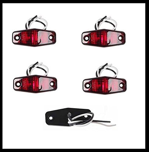 LED Side Marker Lights Set of 4(Red)