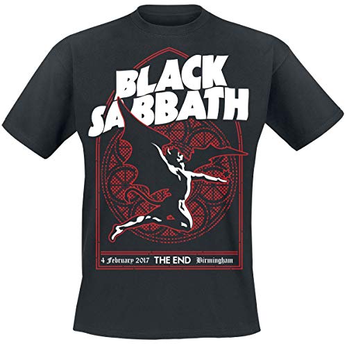 Black Sabbath The End Church Window Camiseta Negro L