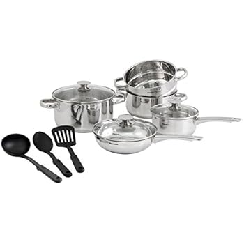 Karcher Topfset Mia aus Edelstahl, Kochgeschirr Induktion