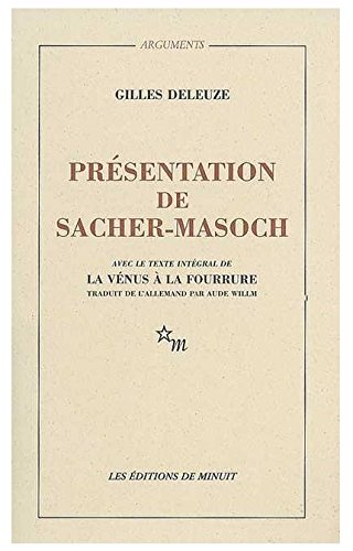 couverture de : Pr&eacute;sentation de Sacher-Masoch