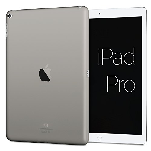 iPad Pro Hülle| ORIGINAL Urcover® Soft Crystal klare Schutzhülle Tasche für Apple neues iPad Pro 12.9″ iPad Pro Cover Etui Case [deutscher Fachhandel] Schwarz Transparent - 3