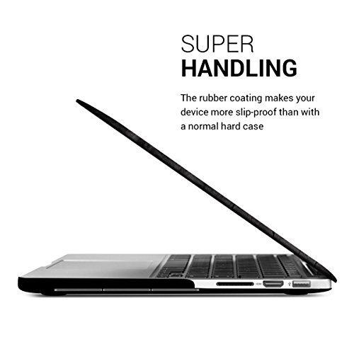kwmobile Hardcase Laptop Hülle für Apple MacBook Pro Retina 13″ (ab Ende 2012) – Vintage Holz Design Dunkelbraun dünne gummierte Schutzhülle Cover Case Tasche - 3