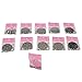 MagiDeal Nail Art Stamper Scraper Stencil Image Template Plate DIY Tools Set of 12