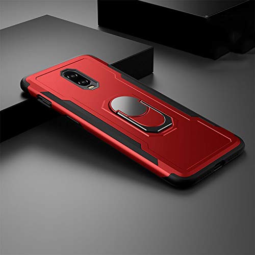 Preisvergleich Produktbild SOOCX Kompatibel mit OnePlus 6T Robuste, robuste Dual-Layer-Rüstung mit Stoßdämpfung, persönlicher, kreativer Hartschale mit Ständer, kratzfester PC-Rückseite + TPU-Abdeckungsstoßstange