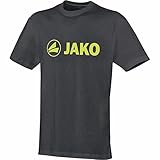 Single-Jersey JAKO T-Shirt Promo , Größe:XL;Farbe:anthrazit/lime