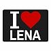 Produktbild Mousepad Classic I Love Lena schwarz