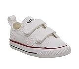 Trainer Schuhe Converse Chuck Taylor All Star 2V BROADERIE ANGLIAS OX Sneaker Madchen Weiss - 26 - Sneaker Low