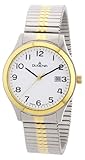 Dugena Herren-Armbanduhr Sportlich-Elegant Analog Quarz Edelstahl beschichtet 4460367