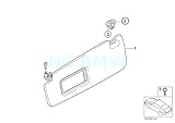 Original BMW Sonnenblende Halterung - Schwarz