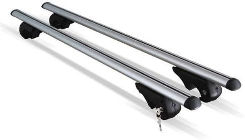 BMW X1 09-ON Universal Heavy Duty Streamline Aluminium Roof Rail Bars - Anti Theft