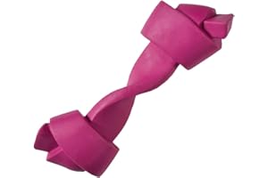 CROCI Bobby Rope M - Gioco cani di Gomma, Giocattolo per cane Resistente, Corda Cane Gioco Per Igiene Dentale, Lavabile, Viola, 18x6x4,7 CM