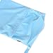 Damero 3pcs Pack Wet Dry Bag for Cloth Diapers Nappy Bag Daycare Organiser Bag, Light Blue