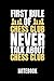 Produktbild FIRST RULE OF CHESS CLUB NEVER TALK ABOUT CHESS CLUB NOTEBOOK: Geschenkidee für Schach Spieler | Notizbuch mit 110 linierten Seiten | Format 6x9 DIN A5 | Soft cover matt