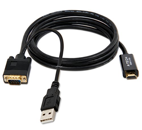 htv5m ist ein vergoldeter Stecker HDMI auf VGA Adapter) dieses VGA Kabel unterst¨¹tzt HDMI-v1.3¨C1080p und kompatibel mit TV, Projektor in abs- - 3
