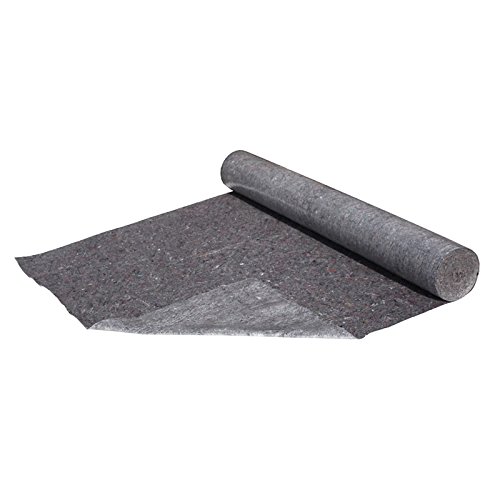 ECD Germany Malervlies 25m² 180 g/m² mit PE-Folie Abdeckvlies Renoviervlies Schutzvlies Malerabdeckvlies Malerarbeit Maler Vlies Antirutsch als Rolle