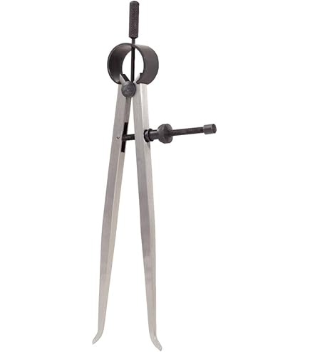 Compasso A Punte Fisse Per Geometria - Calibro Di Precisione 200mm, Perfetto Per Disegno Tecnico E Misurazioni - Foto 5