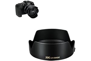 JJC Pare-Soleil à baïonnette pour Objectif Canon RF 16 mm F2.8 STM, Remplacement pour Pare-Soleil Canon EW-65C, Pare-Soleil réversible - Réduit Les Reflets - Empêche Les Reflets - Protège l'objectif